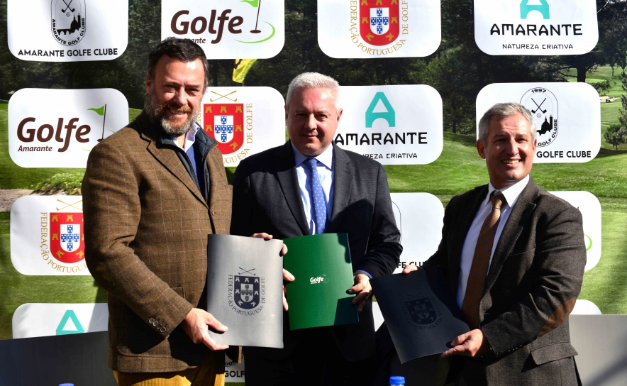 Miguel Franco de Sousa (FPG), José Luís Gaspar (CMA) e Pedro Silva Mendes (AGC) | Foto de Alves Mateus