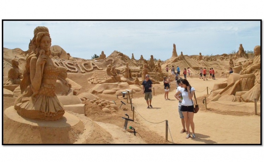 Festival de Esculturas em areia abre portas 