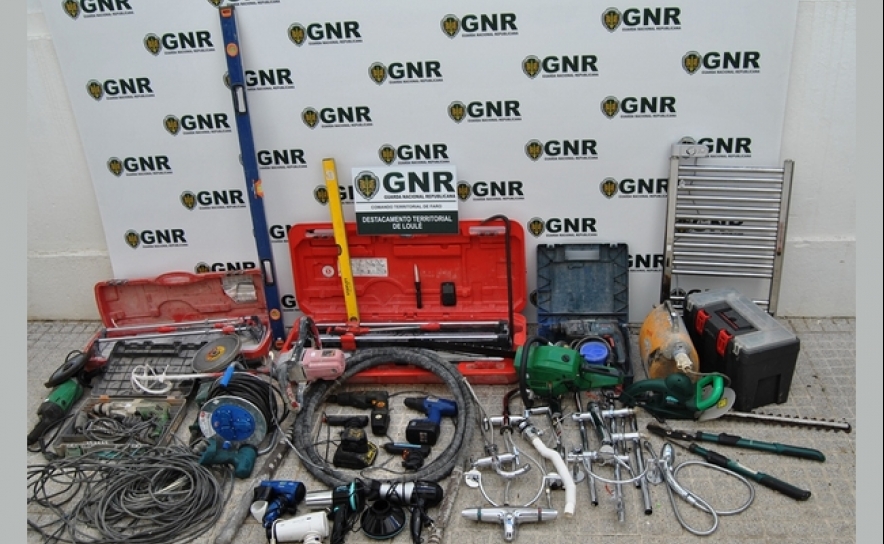 Recuperação de ferramentas furtadas