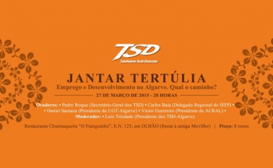 Jantar Tertúlia - TSD/Algarve