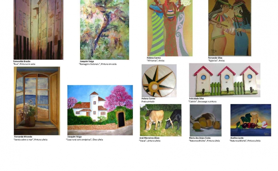 ALUNOS DA UATI VOLTAM A EXPOR NA GALERIA MUNICIPAL DE ALBUFEIRA  