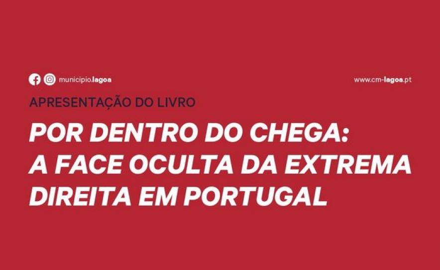 Apresentação de Livro «Por dentro do Chega: a face oculta da extrema-direita em Portugal», de Miguel Carvalho