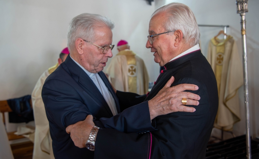 D. José Alves e D. Manuel Quintas – Foto © Samuel Mendonça/Folha do Domingo