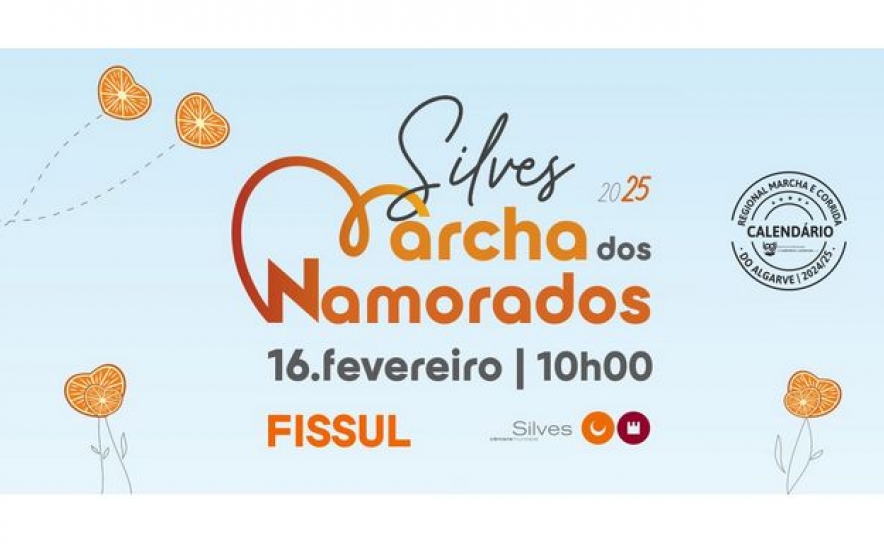 MUNICÍPIO DE SILVES PROMOVE MARCHA DOS NAMORADOS A 16 DE FEVEREIRO