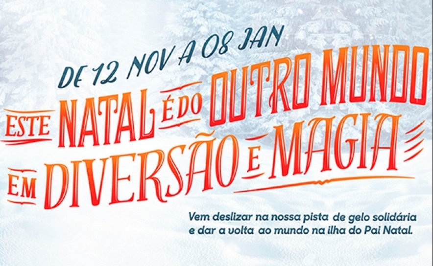 PISTA DE GELO E ALDEIA DO PAI NATAL REGRESSAM AO FORUM ALGARVE