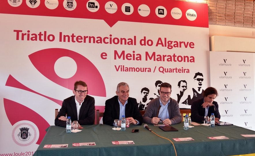 TRIATLO INTERNACIONAL E MEIA MARATONA DO ALGARVE PROMOVEM TURISMO DE VILAMOURA COM ROSA MOTA E CARLOS LOPES COMO PADRINHOS
