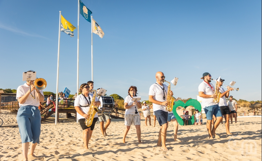 Banda Musical Castromarinense surpreendeu banhistas das praias de Castro Marim com flash mobs