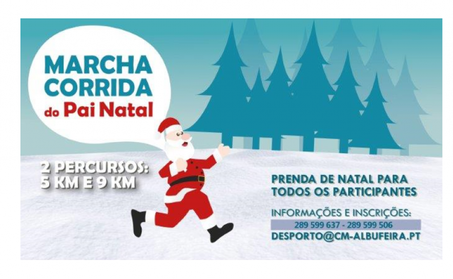 Esperados mais de um milhar de participantes no Grande Prémio de natal Cidade de Albufeira e na Corrida do Pai Natal