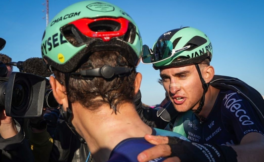 Paul Seixas celebra vitória Paul Seixas celebra vitória