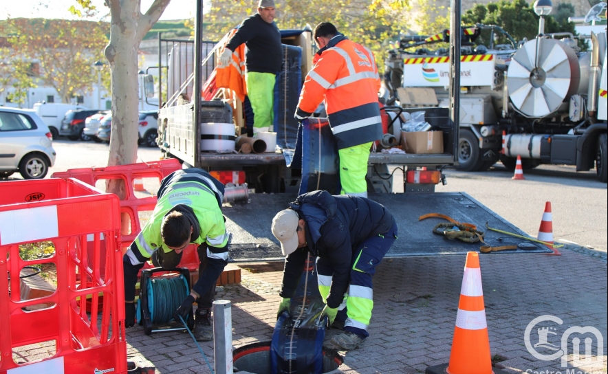 Castro Marim arrancou com obra na rede de saneamento para reduzir afluências de água salobra em parceria com as Águas do Algarve