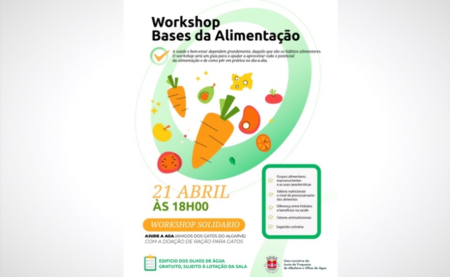 Workshop transmite «Bases da Alimentação» aos albufeirenses