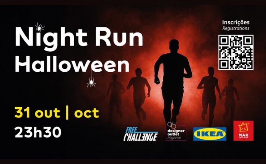 MAR SHOPPING ALGARVE E DESIGNER OUTLET ALGARVE RECEBEM NIGHT RUN – EDIÇÃO DE HALLOWEEN, A CORRIDA NOTURNA MAIS ASSUSTADORA DO ANO MAR SHOPPING ALGARVE E DESIGNER OUTLET ALGARVE RECEBEM NIGHT RUN – EDIÇÃO DE HALLOWEEN, A CORRIDA NOTURNA MAIS ASSUSTADORA DO ANO