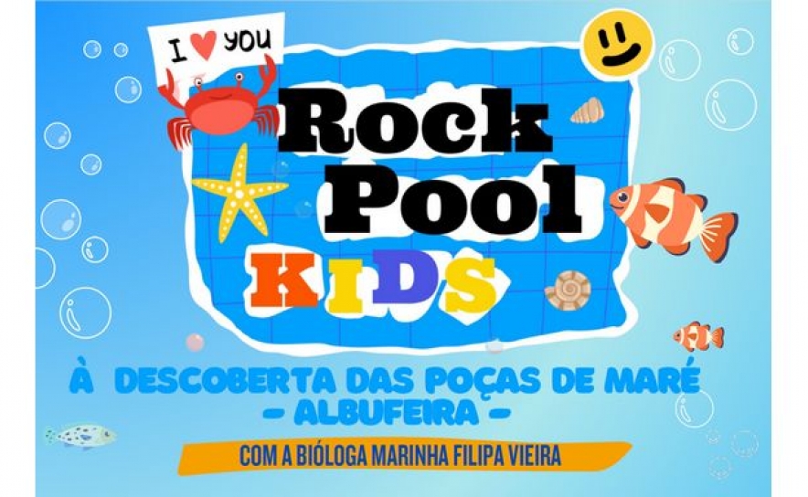 Rock Pool Kids regressa para levar as crianças de Albufeira a explorar as poças de maré