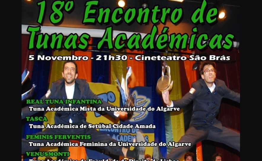 18.º Encontro de Tunas Académicas envolve de espírito universitário o Cineteatro São Brás 
