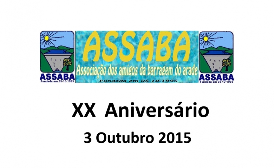 Associação ASSABA comemora 20.º Aniversário a 3 de outubro