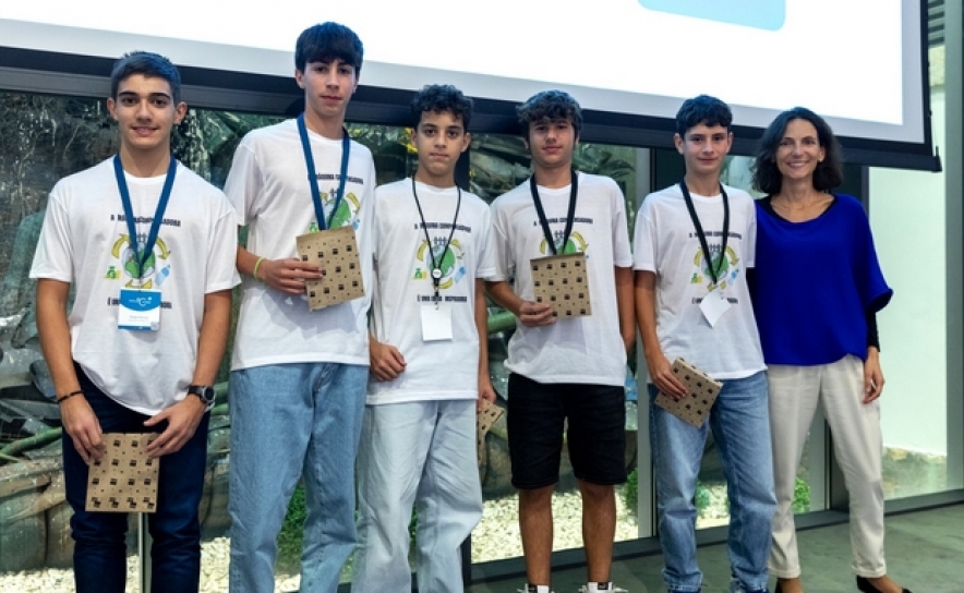 Equipa da E.B. 2,3 Júdice Fialho obtém segundo lugar em concurso nacional destinado a tornar o país mais verde