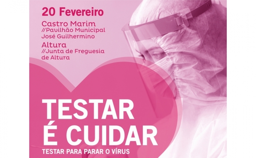 Castro Marim promove nova testagem COVID-19 em Altura e Castro Marim | 20 Fevereiro 