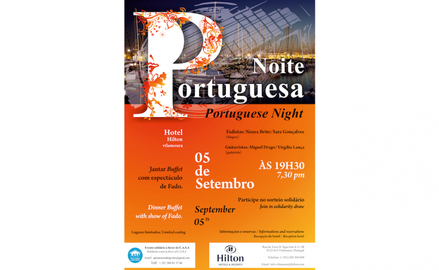HILTON VILAMOURA PROMOVE “NOITE PORTUGUESA”