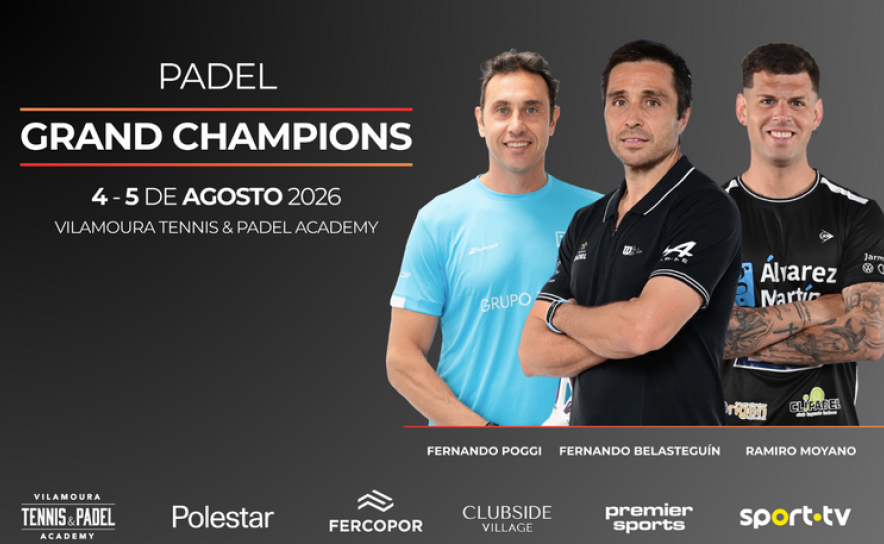 Fernando Belasteguín regressa a Portugal e é o cabeça de cartaz do Padel Grand Champions 2026