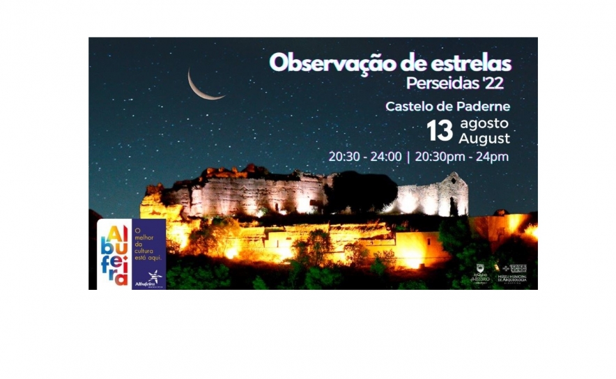 Castelo de Paderne volta a acolher «Observação de Estrelas - Perseidas»