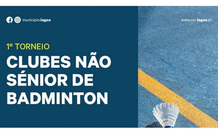 1º Torneio de Clubes Não Sénior de Badminton