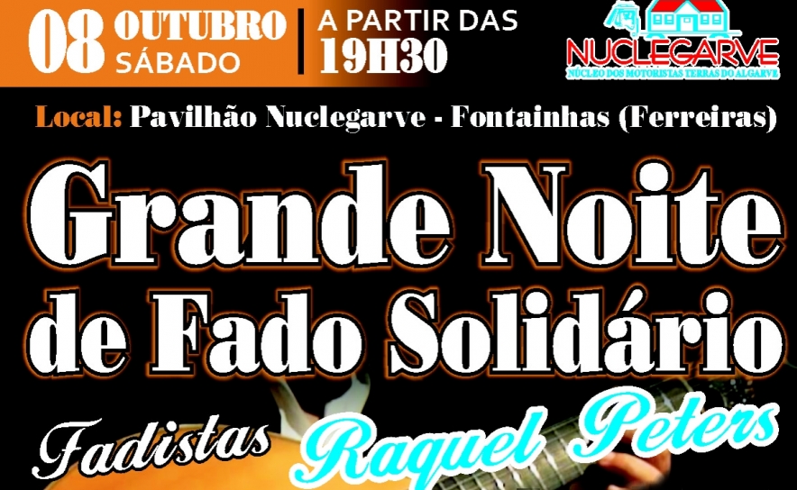 Grande Noite de Fado Solidário nas Fontainhas