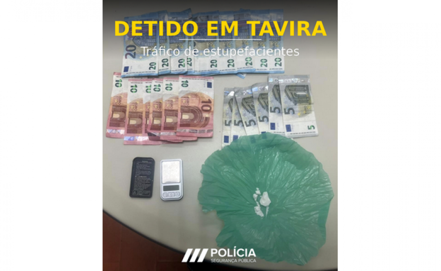 Tavira – Detido por tráfico de estupefacientes