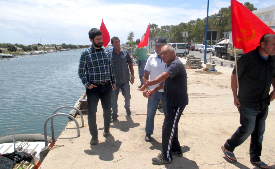 Porto da Fuseta - contacto com pescadores