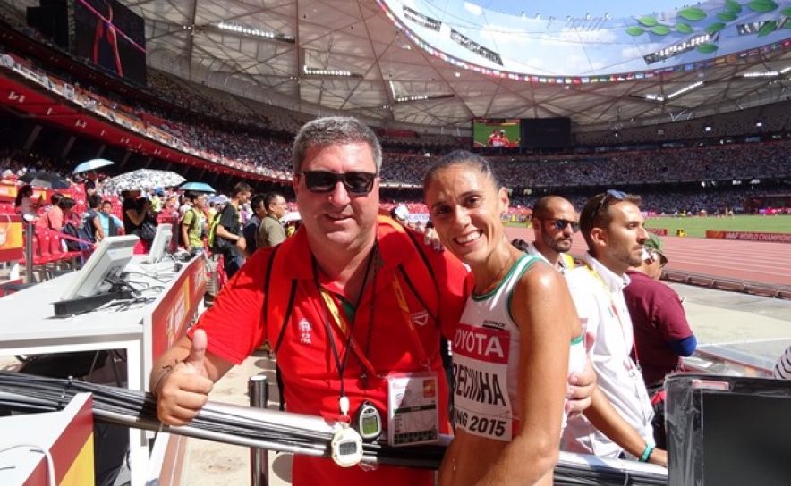 No final com Treinador