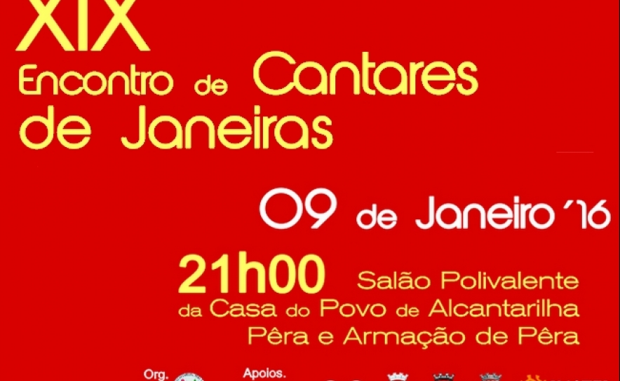 Casa do Povo de Alcantarilha, Pêra e Armação de Pêra promovem XIX Encontro de Janeiras