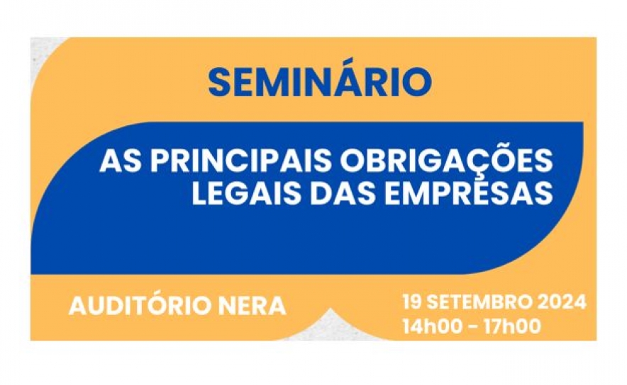 SEMINÁRIO | As Principais Obrigações Legais das Empresas