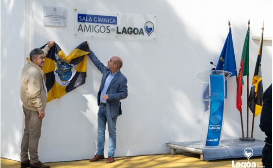 O Município de Lagoa inaugurou a Sala Gímnica «Amigos de Lagoa»