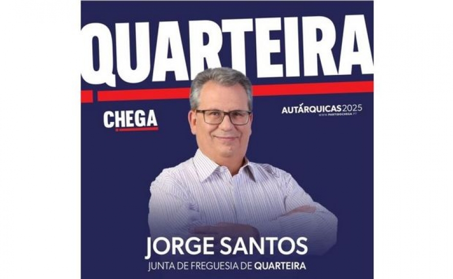 Jorge Santos «CHEGA» anuncia candidatura por Quarteira