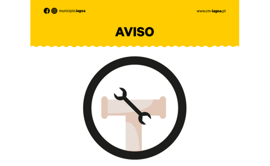 Renovação da conduta Lagoa - Poço Partido | Interrupção Temporária do Abastecimento de Água