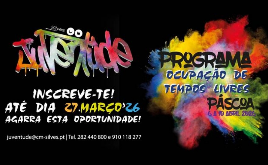 ESTÃO ABERTAS, ATÉ 27 DE MARÇO, AS INSCRIÇÕES PARA PROGRAMA DE OCUPAÇÃO DE TEMPOS LIVRES JUVENTUDE – PÁSCOA
