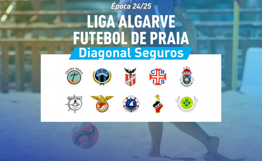 Liga Algarve Futebol de Praia | Diagonal Seguros terá 10 clubes e será a mais participada de sempre Liga Algarve Futebol de Praia | Diagonal Seguros terá 10 clubes e será a mais participada de sempre
