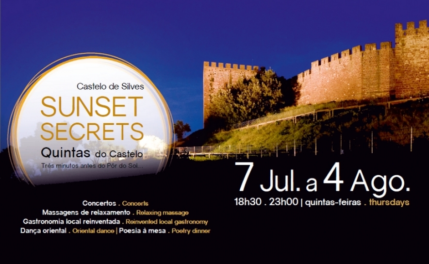 SUNSET SECRETS – QUINTAS DO CASTELO COMEÇAM NO PRÓXIMO DIA 7 DE JULHO