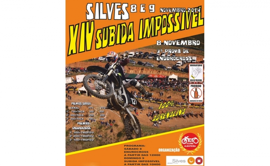 XIV EDIÇÃO DA SUBIDA IMPOSSÍVEL VOLTA A DESAFIAR DESTEMIDOS DAS DUAS RODAS 