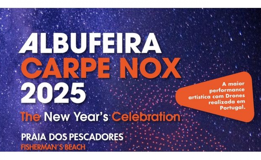 «ALBUFEIRA CARPE NOX» PROMETE O MAIOR ESPETÁCULO DE DRONES PRODUZIDO EM PORTUGAL