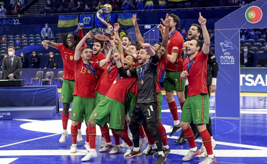 Portugal bicampeão europeu de futsal