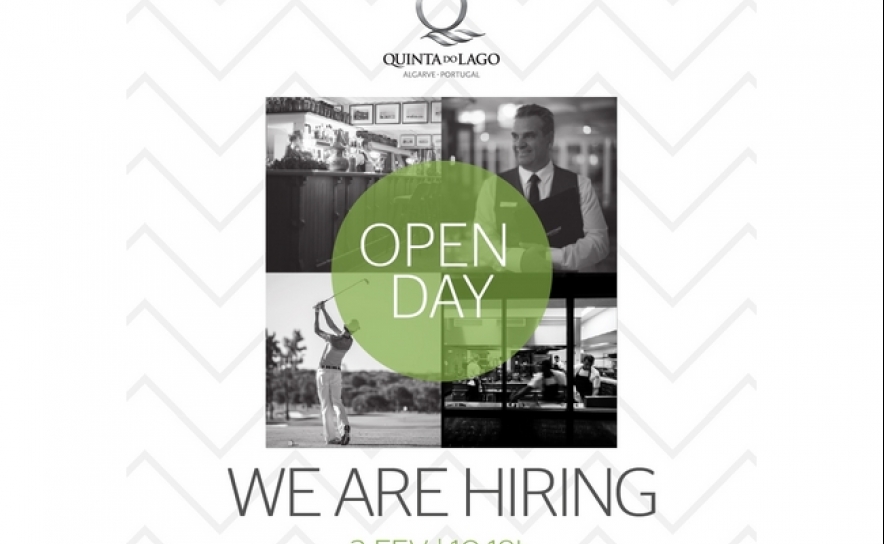 A Quinta do Lago, resort de luxo, está a recrutar! 
