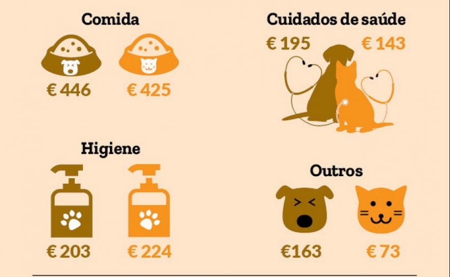 Quanto custa ter um cão ou um gato?
