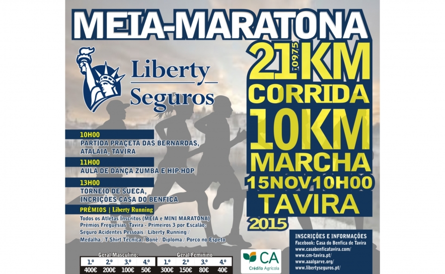 Meia Maratona na Casa do Benfica de Tavira