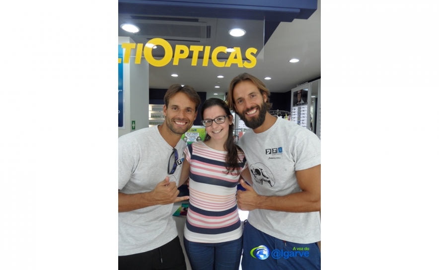 Com a jornalista da Voz do Algarve, Verónica Chapuça Com a jornalista da Voz do Algarve, Verónica Chapuça