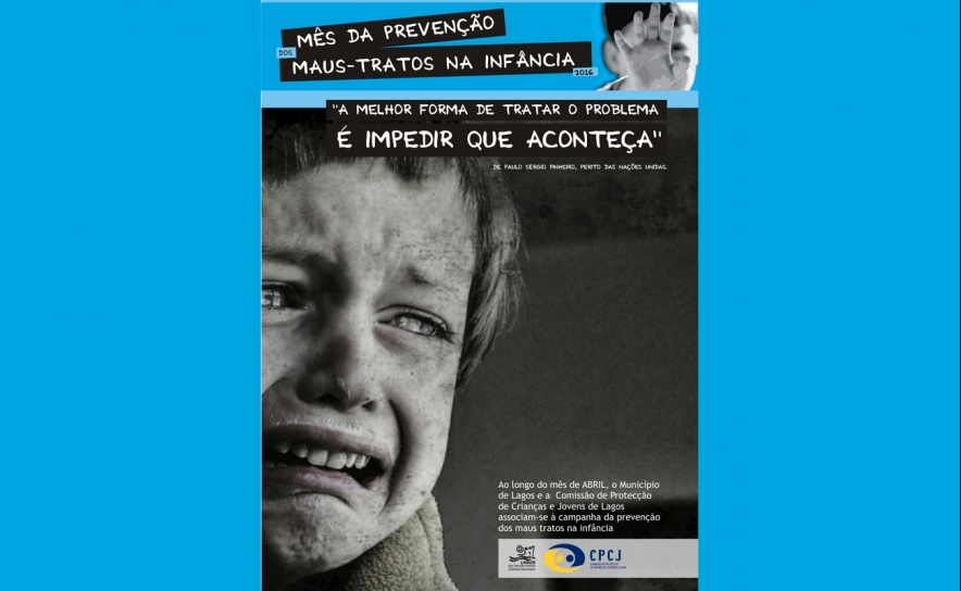 Lagos associa-se ao mês da prevenção dos maus tratos na infância