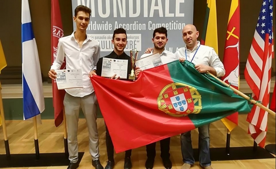 Comitiva Copa Mundial 2018 com o Professor