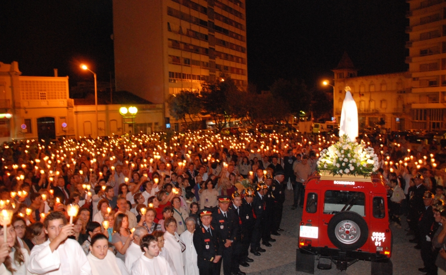 Despedida em Faro da imagem peregrina de Nossa Senhora de Fátima em 2009 ? Foto © Samuel Mendonça/Folha do Domingo