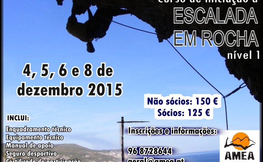 Curso de Iniciação à Escalada em Rocha 