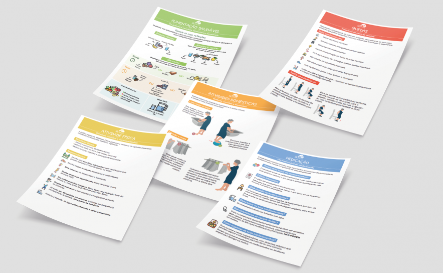 Odiana desenvolveu brochuras de capacitação para idosos