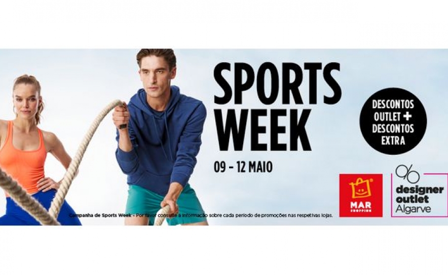 DESIGNER OUTLET ALGARVE E MAR SHOPPING ALGARVE UNIDOS PARA PROMOVER SEMANA DEDICADA AO DESPORTO E AO BEM-ESTAR